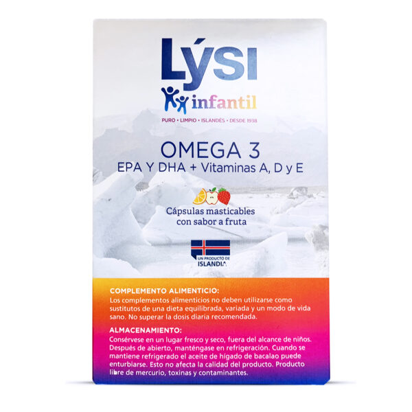 Pack de 4 - Cápsulas Masticables de Omega 3 Infantil - Sabor Frutas - Imagen 5