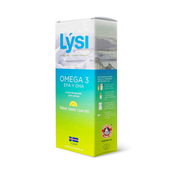 Omega 3 - Aceite de pescado 100% salvaje - Sabor Limón - Imagen 2